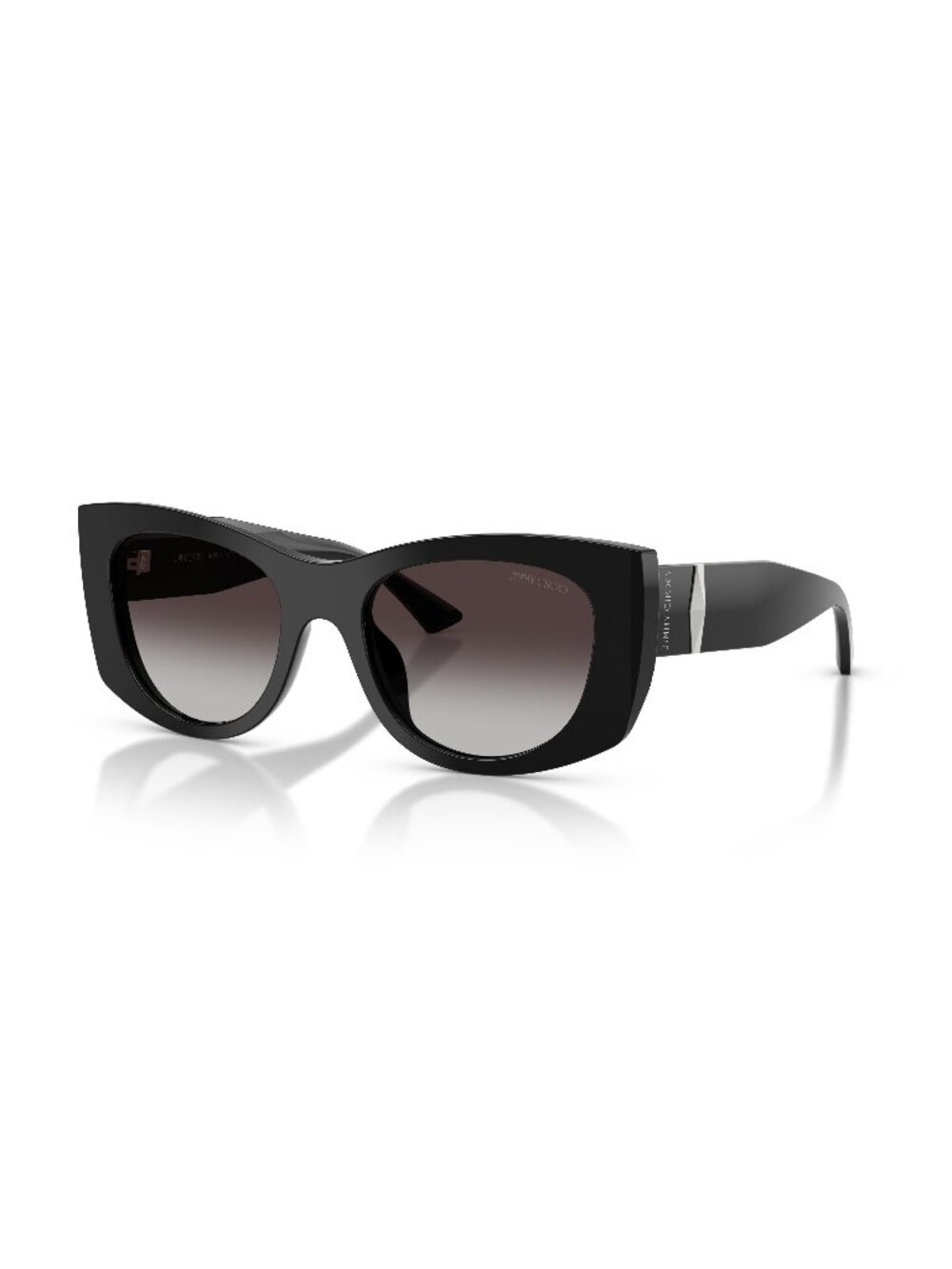 New Jimmy Choo Women's Sunglasses Black Grey Lens Acetate Frame JC5066U 50008G